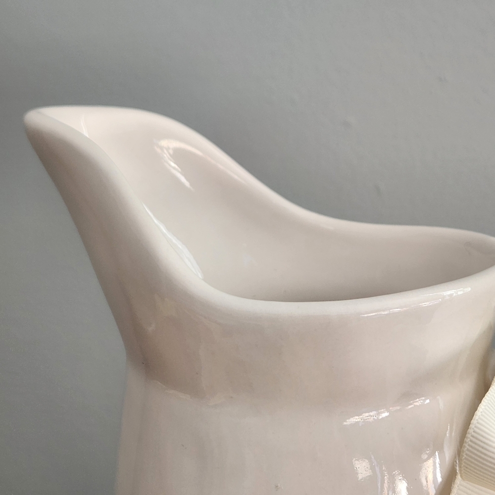 Rae Dunn Cream Colored "Drink" Pitcher with Handle - Picture 10 of 15